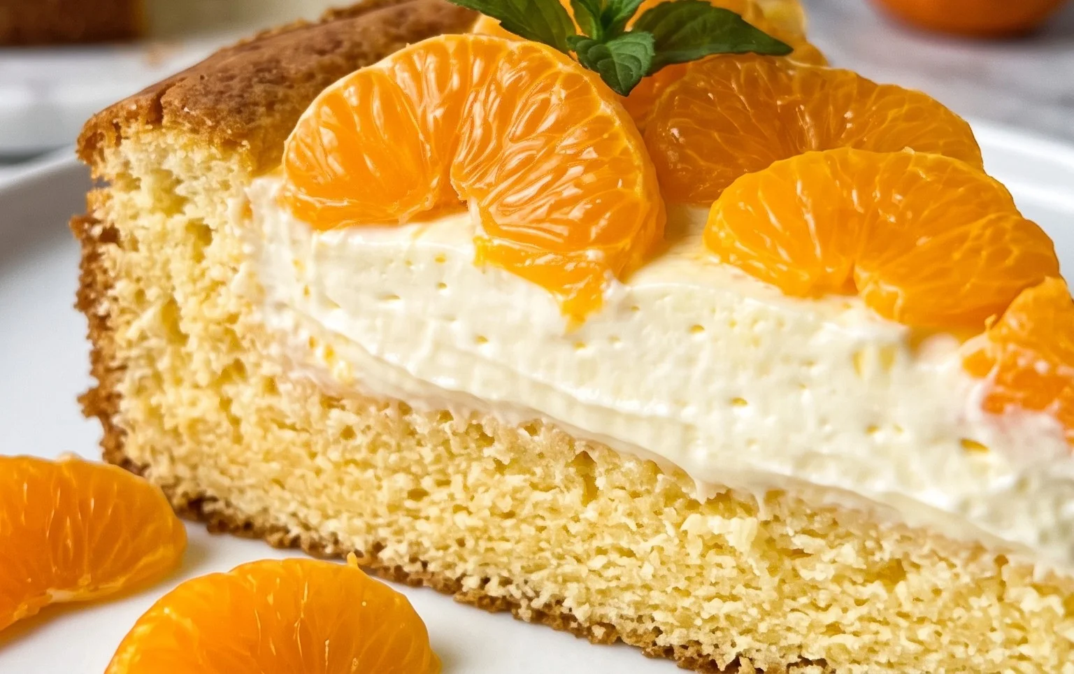 Fantakuchen mit Schmand – cremig lecker mit Mandarinen