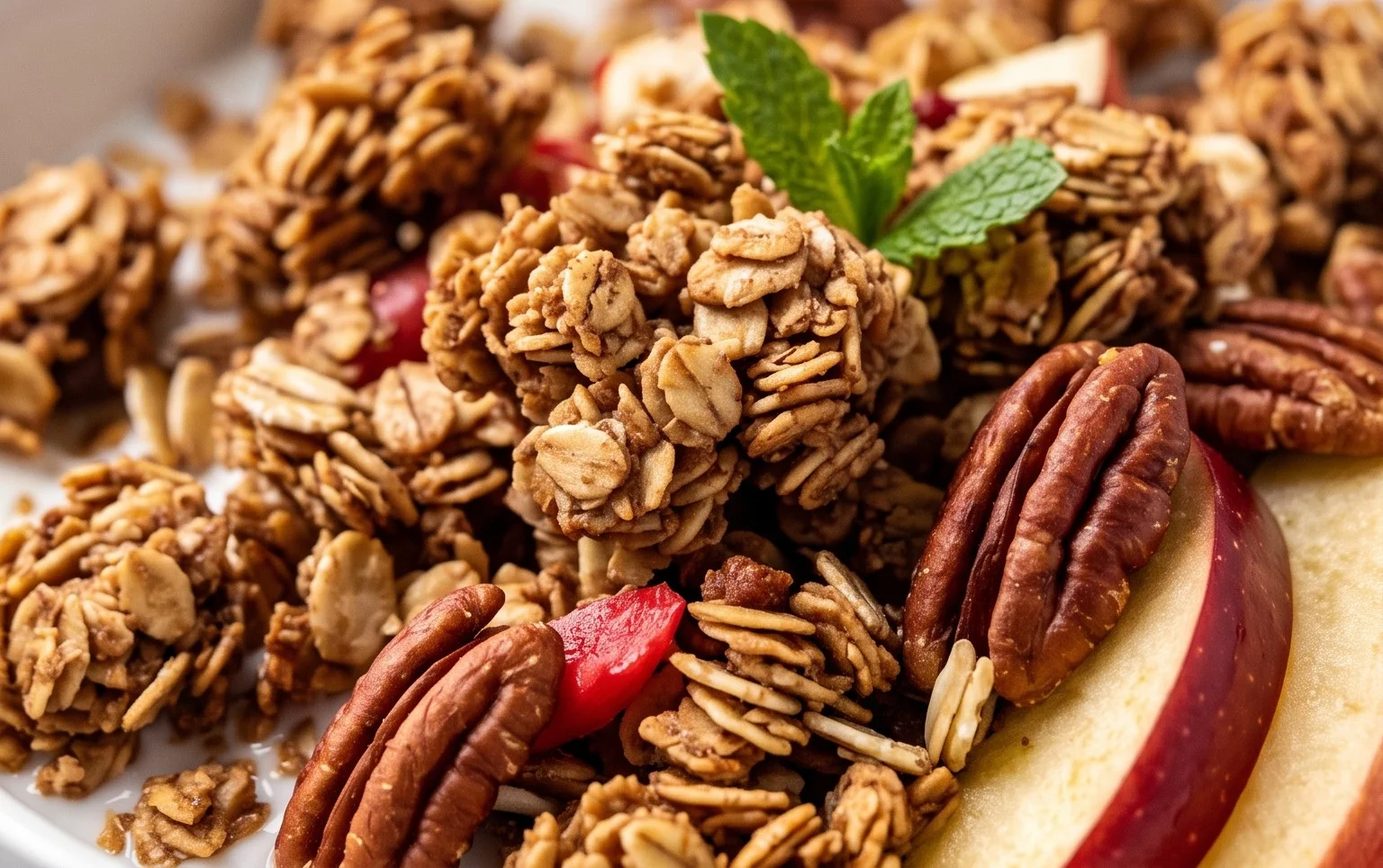 Healthy Apple Pie Granola